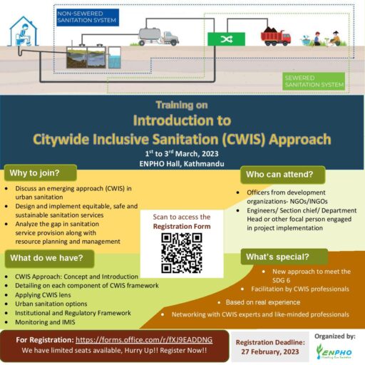 Training On “Introduction To Citywide Inclusive Sanitation (CWIS ...