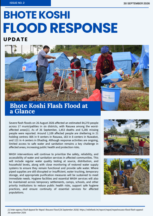 Bhote Koshi Flood Response Update: Issue II